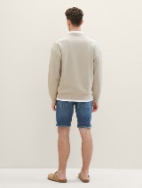 Josh kratke jeans hlače regular kroja - Plava_154958