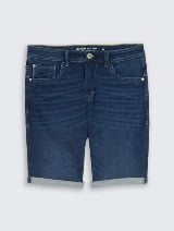 Josh kratke pantalone od teksasa klasičnog kroja - Plava_1592283