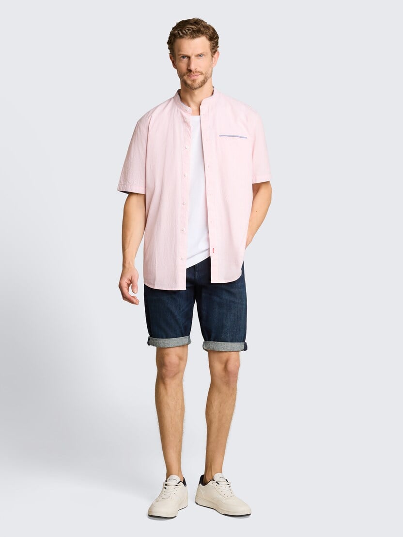 Josh kratke pantalone od teksasa klasičnog kroja - Plava_5079771