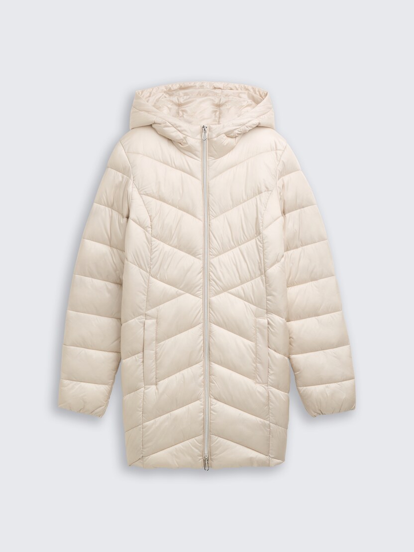 Prijelazna jakna s kapuljačom - Bež_1347489