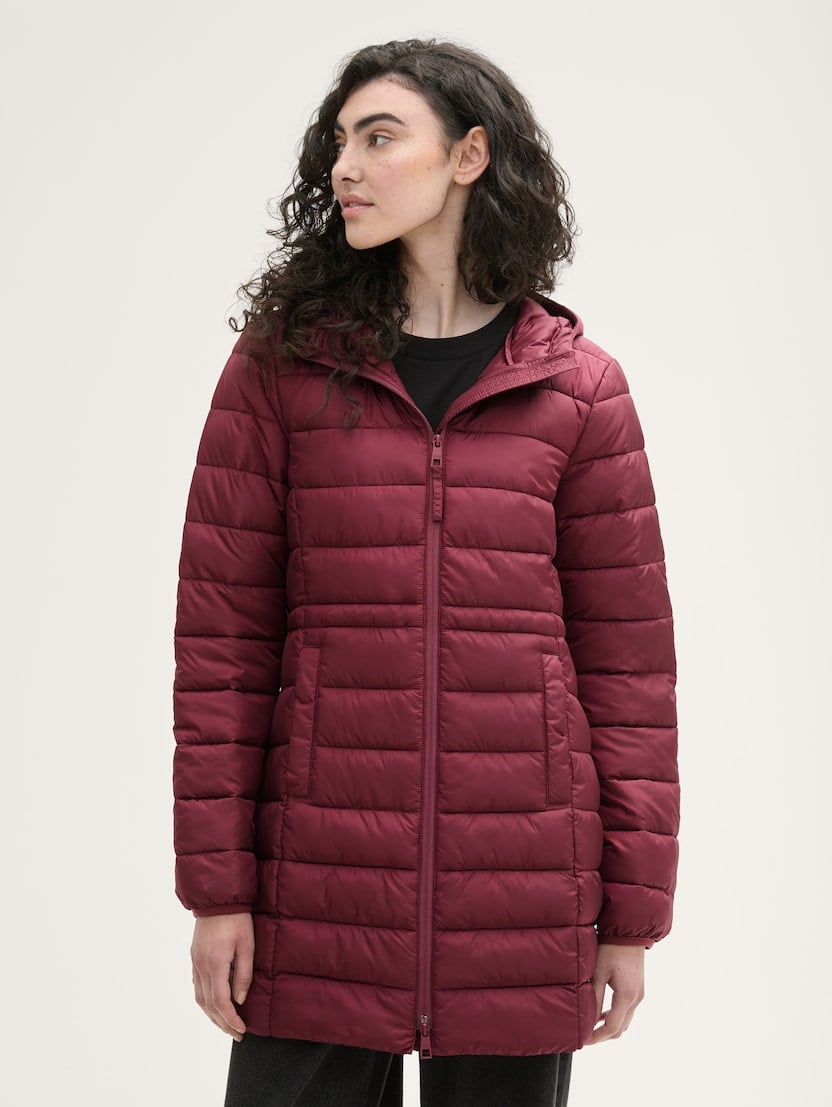 Palton puffer uşoară - Roşu-1042099-35736-16