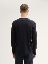 Majica s Henley izrezom - Crna_6472484