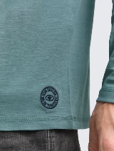 Majica s Henley izrezom - Zelena_5634871