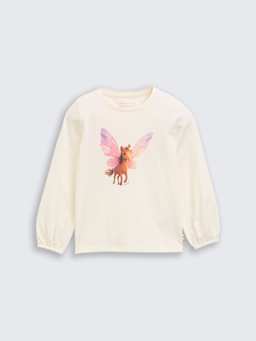 Majica s potiskom - Bela_5962576