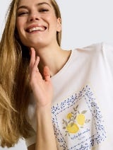 Tricou cu imprimeu - Alb_7301542