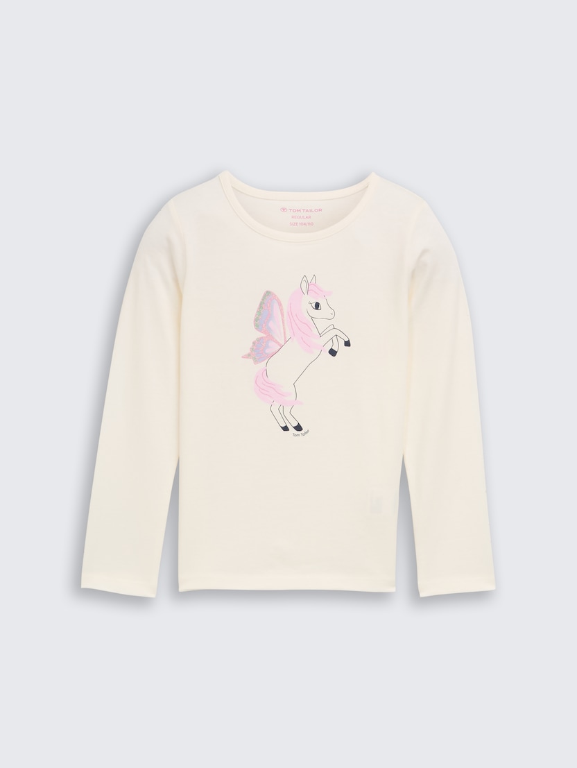 Majica s potiskom - Bela_7356542