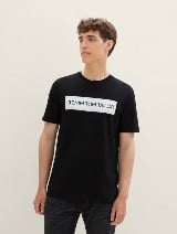 Tricou cu imprimeu - Negru_9316839