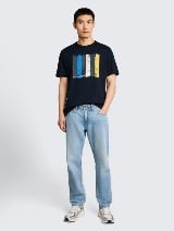 Tricou cu imprimeu - Albastru_260474