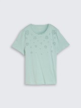 Tricou cu imprimeu - Albastru_7908272