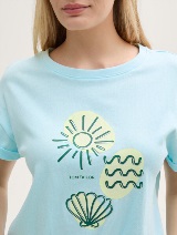 Majica s printom - Plava_8819472