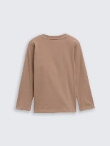 Majica s printom - Smeđa_5616236