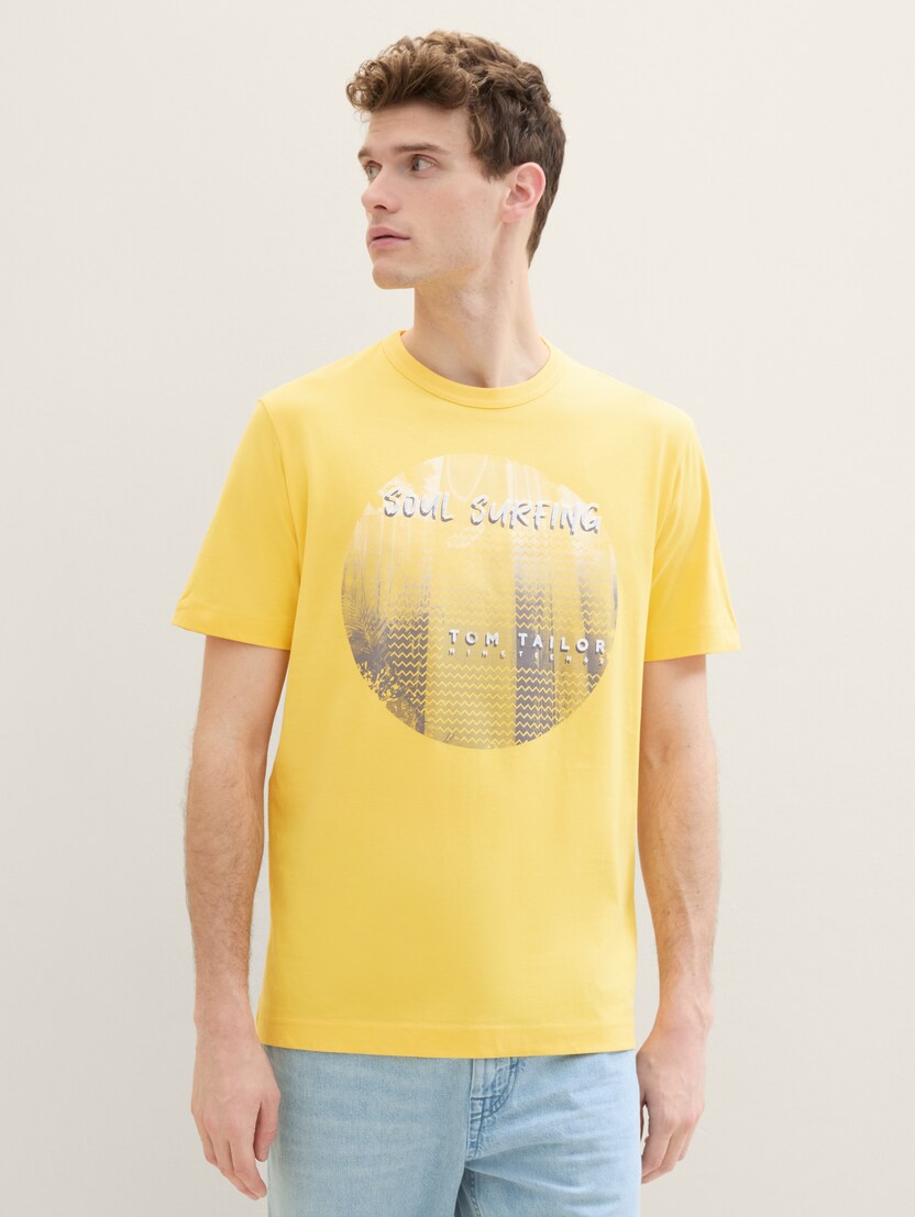 Majica sa printom - Žuta