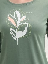 Tricou cu imprimeu - Verde_1647455