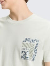 Tricou cu imprimeu - Verde_2192205