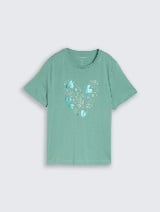 Tricou cu imprimeu - Verde_2501546