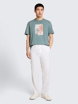 Tricou cu imprimeu - Verde_4683662