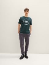 Tricou cu imprimeu - Verde_7569226