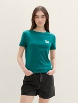 Tricou cu imprimeu - Verde_7978812