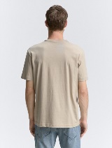 Tricou cu imprimeu - Bej_5859735