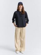 Tricou cu guler ridicat - Albastru_1757327