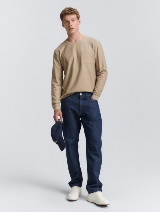 Majica s strukturo - Rjava_7787230