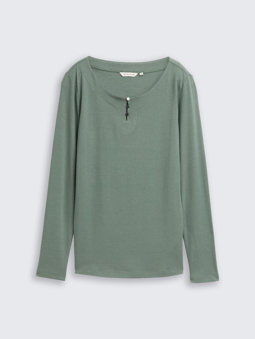 Majica s gumbima - Zelena_919412