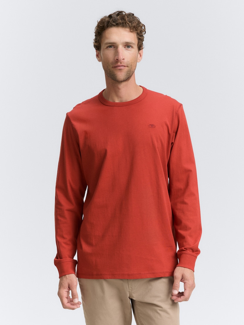 Tricou cu logo imprimat - Roşu