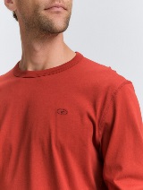 Tricou cu logo imprimat - Roşu_3765096