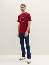 Tricou cu imprimeu logo - Roşu_8600652