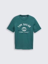 Tricou cu logo imprimat - Verde_78718