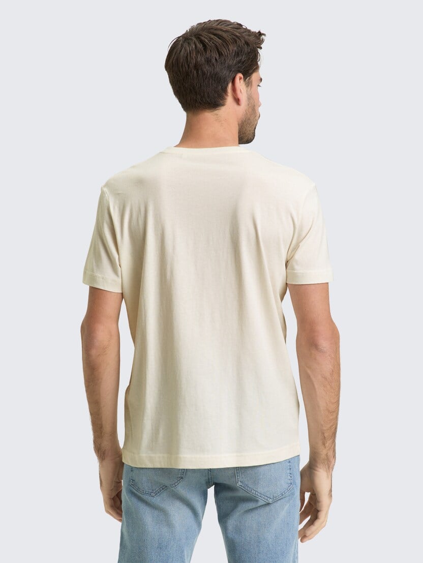Tricou cu logo  mic - Alb_4255872