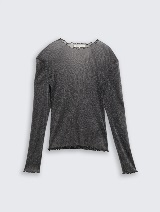 Mrežasta majica - Siva_3497554