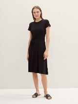 Rochie din tricot - Negru_8741970