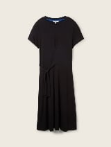 Rochie din tricot - Negru_8741970