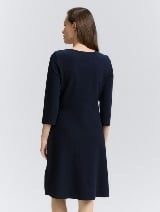 Rochie din jerseu - Albastru_6324608