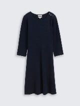 Rochie din jerseu - Albastru_6324608