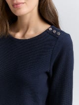 Rochie din jerseu - Albastru_6324608