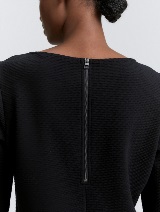 Strukirana haljina - Crna_1513242