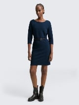 Rochie structurată - Albastru_554982