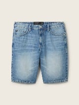 Pantaloni scurţi din denim, loose fit - Albastru_4154953