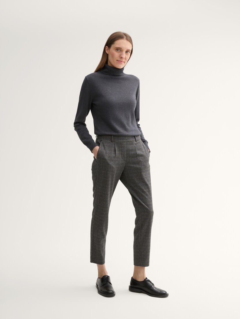 Pantaloni cu croială lejeră - Gri-1044607-27648-16