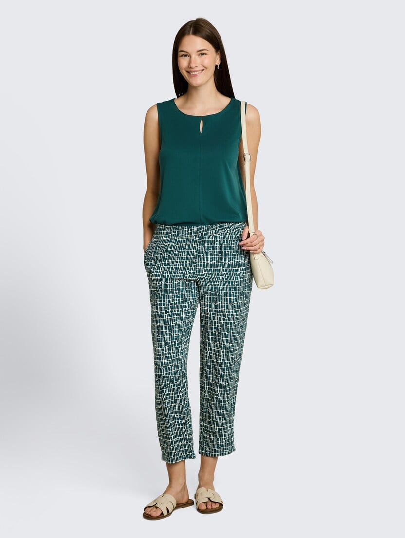 Pantaloni cu croială lejeră - Model/Mai multe culori_8255411