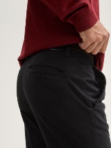 Pantaloni chino slim de călătorie - Negru_4274921