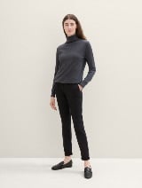 Pantaloni chino slim - Negru_8606375