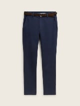 Pantaloni chino slim de călătorie - Albastru_2732311