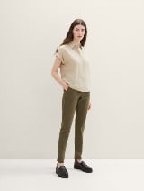 Pantaloni chino slim - Verde_9683343