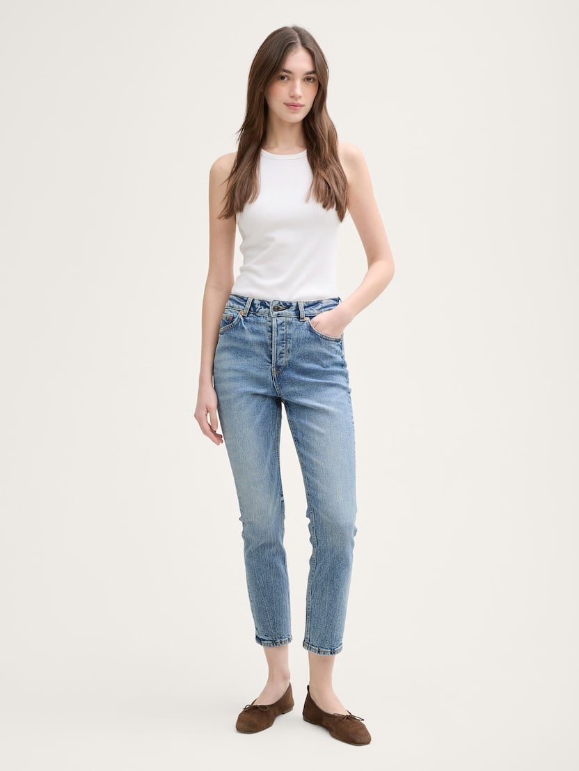 Blugi slim Lotte - Albastru-1045650-10119-16