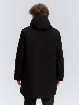 Parka s kapuljačom - Crna_5930321