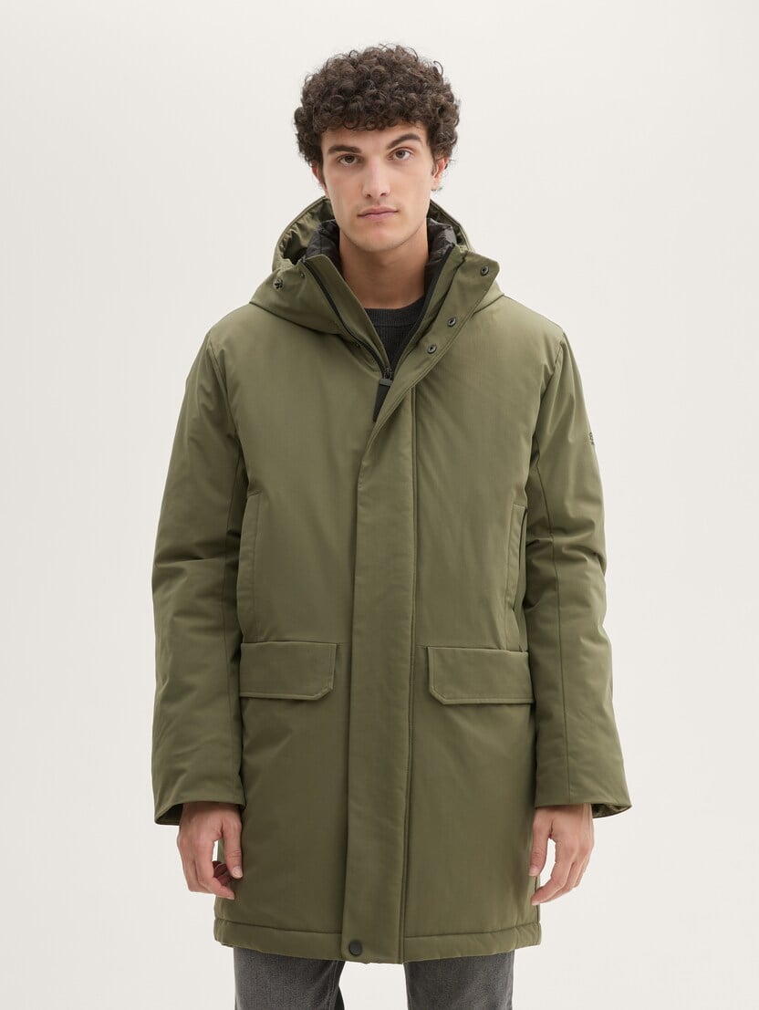  Jachetă parka cu glugă - Verde-1041349-23802-16