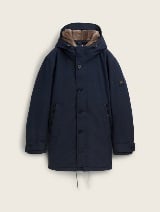 Parka jakna sa 2 u 1 umetkom - Plava_3247545